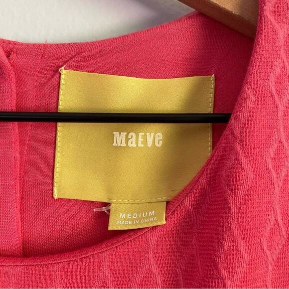 Anthropologie Maeve Textured Short Sleeve Dress - Picture 5 of 9